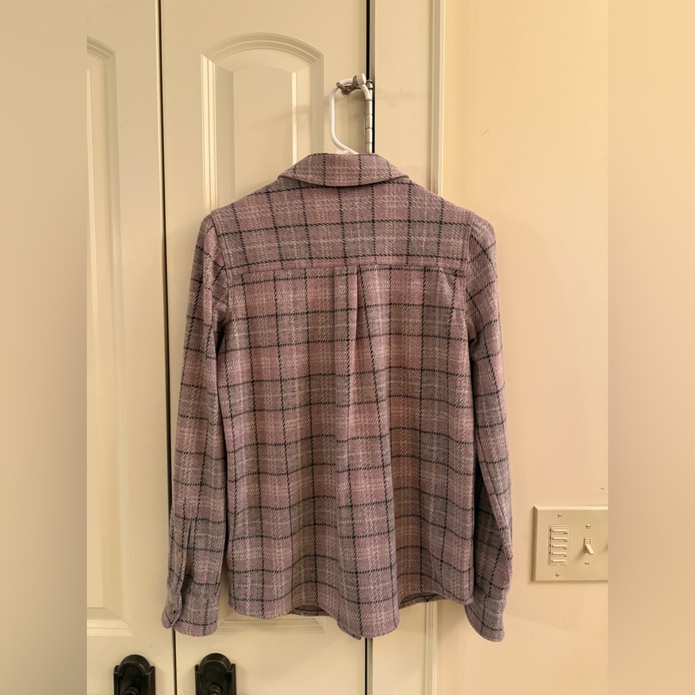 NWT Faherty Legend Sweater Shirt Mystic Plaid Size XS 💜💜💜 - Picture 3 of 9